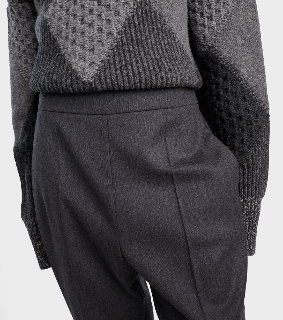 Mid-Rise-Hose aus Wolle | Stella McCartney