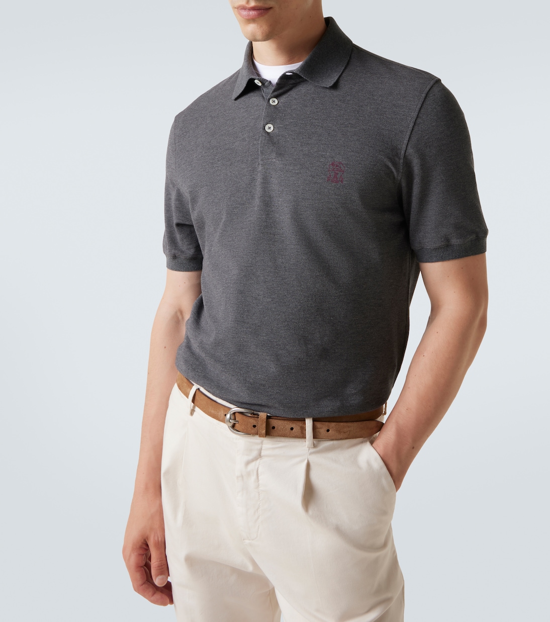 Cotton polo shirt | Brunello Cucinelli