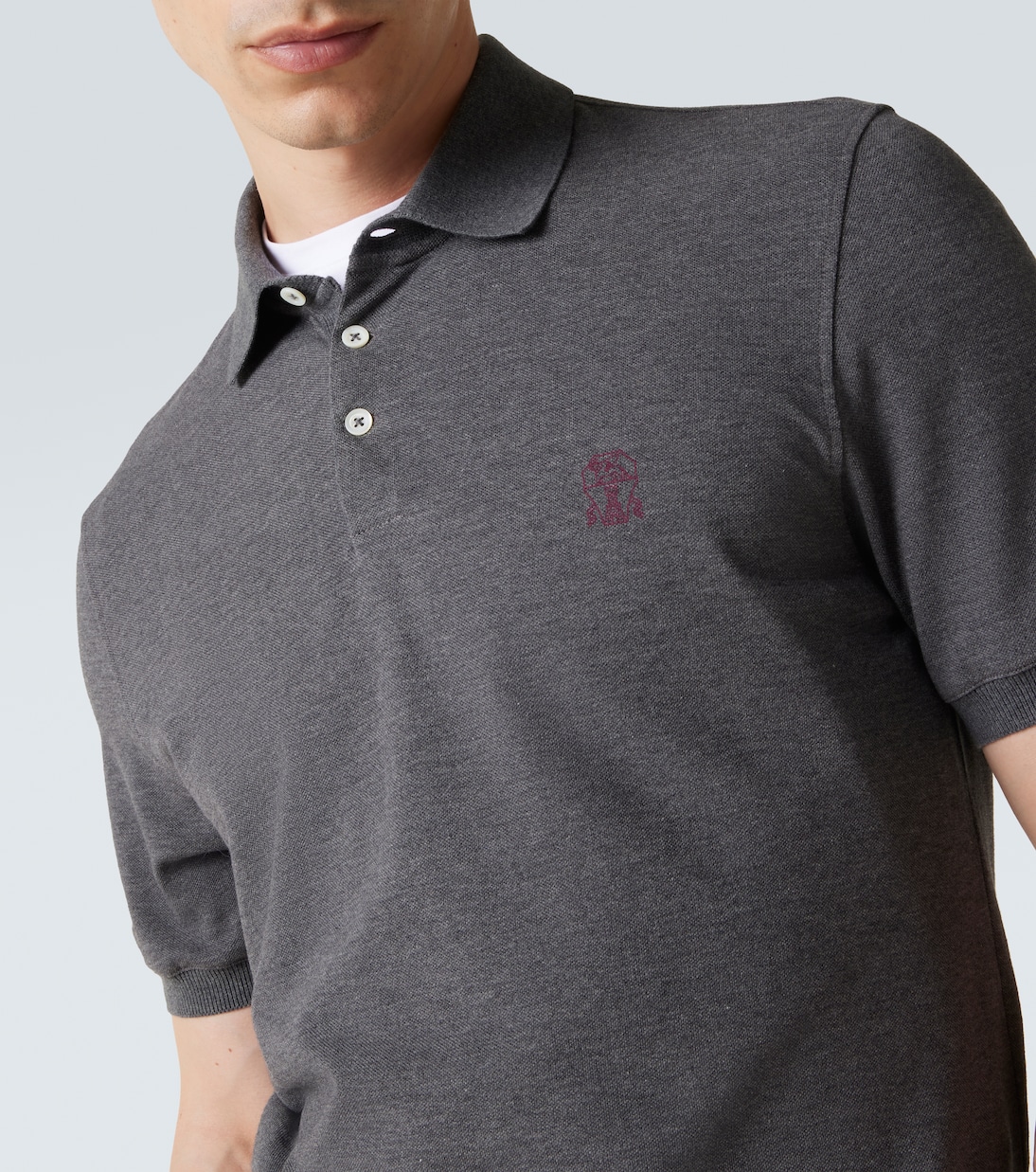 Cotton polo shirt | Brunello Cucinelli