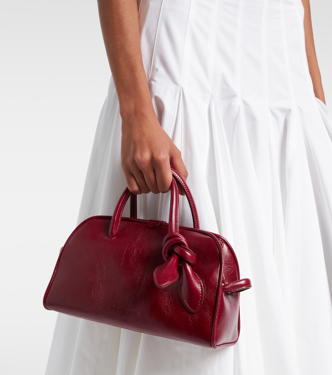 Turismo Small patent leather tote bag | Jacquemus