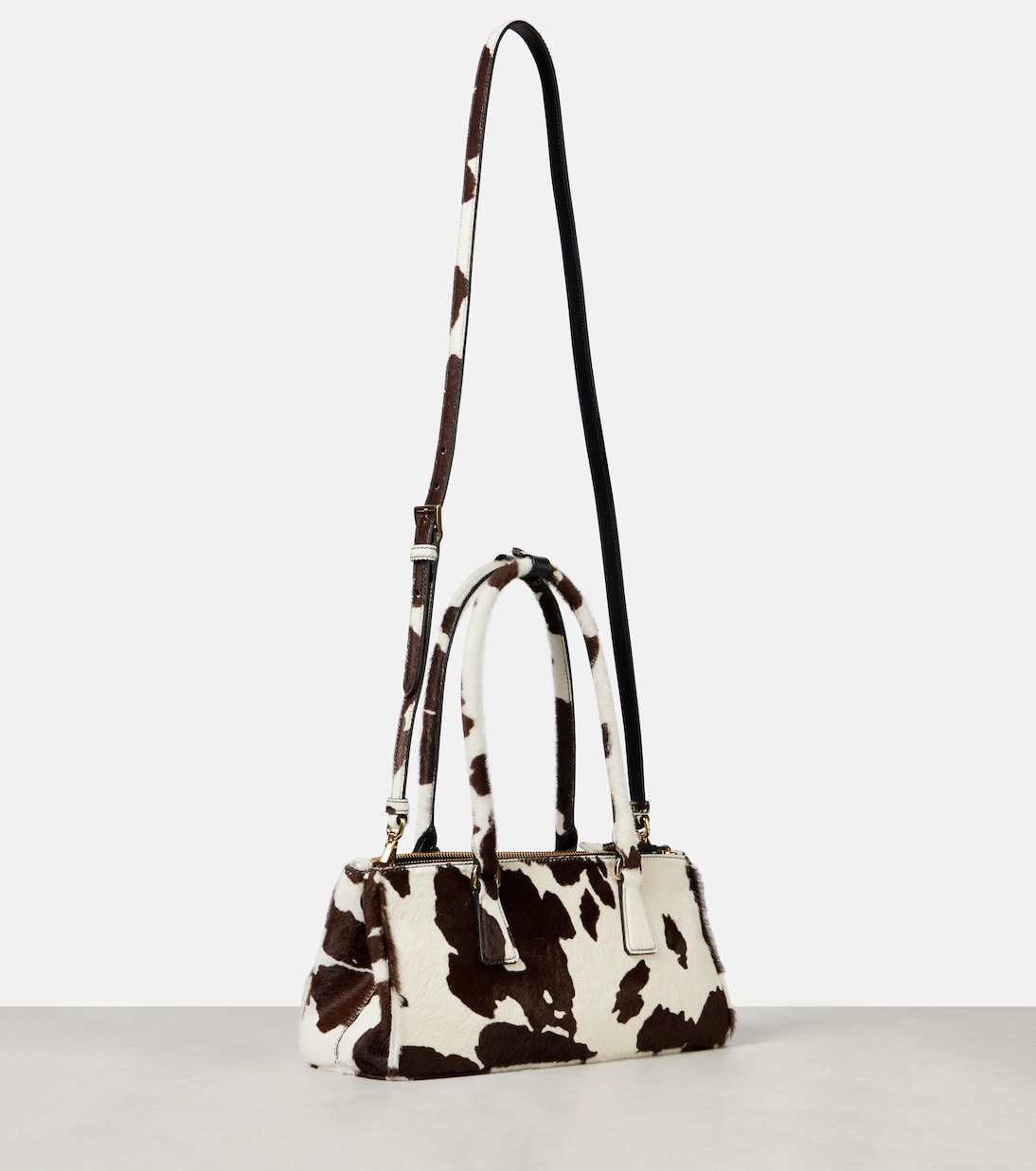 Galleria Small calf hair shoulder bag | Prada