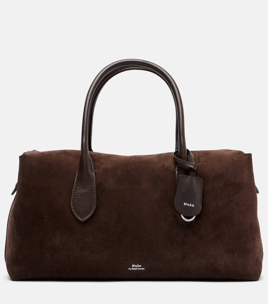 Leather-trimmed suede duffel bag | Polo Ralph Lauren