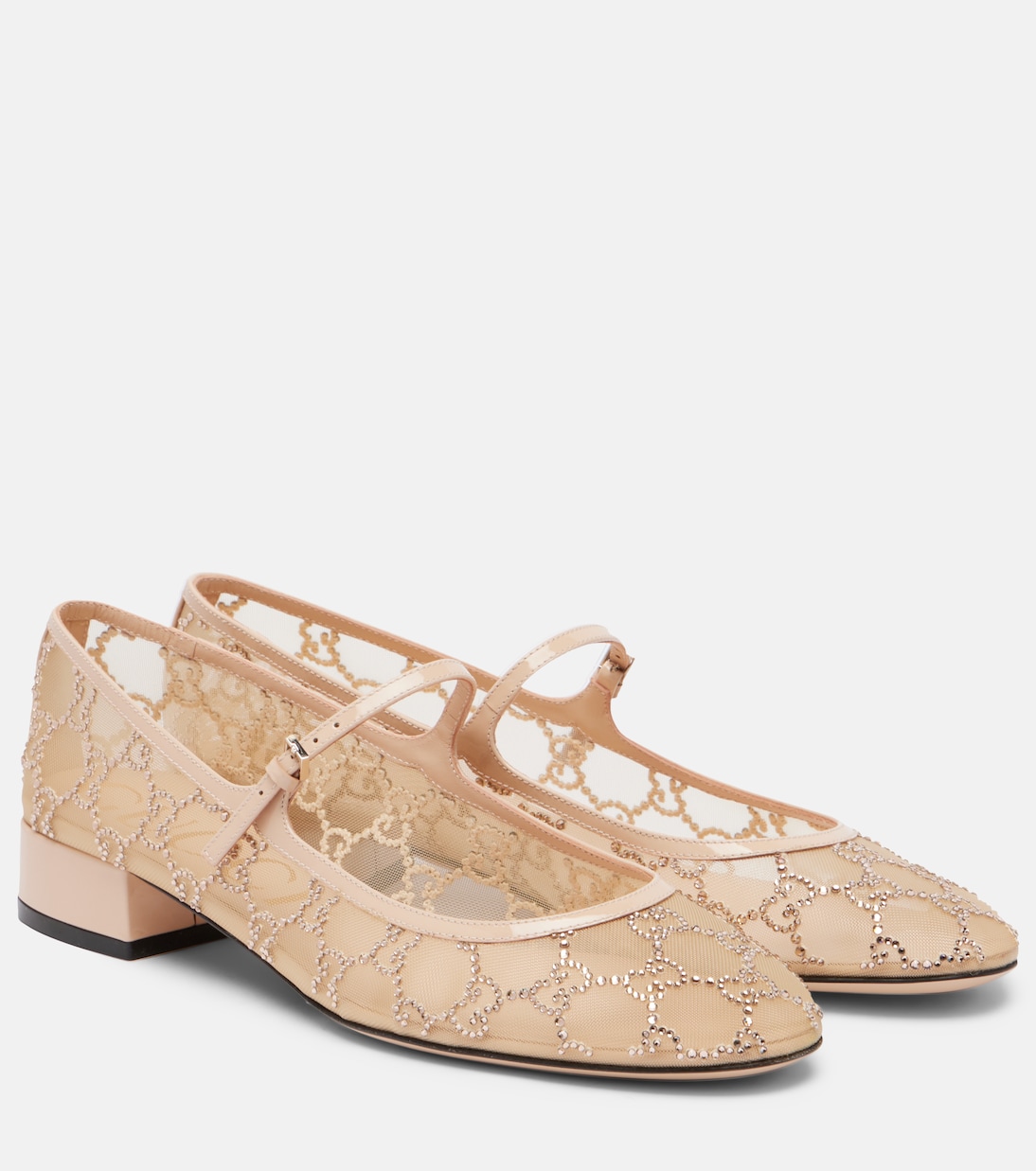 Charline GG mesh Mary Jane flats | Gucci