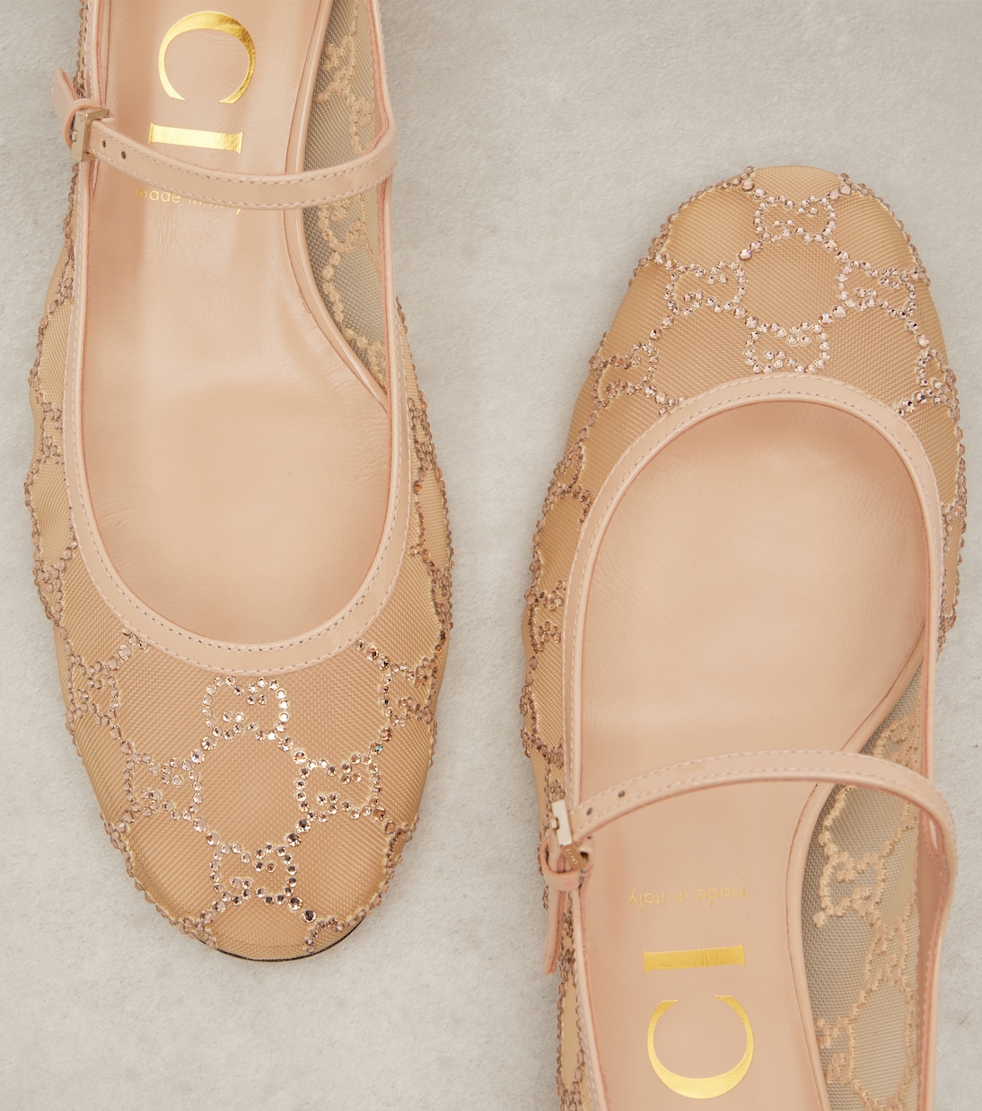 Charline GG mesh Mary Jane flats | Gucci