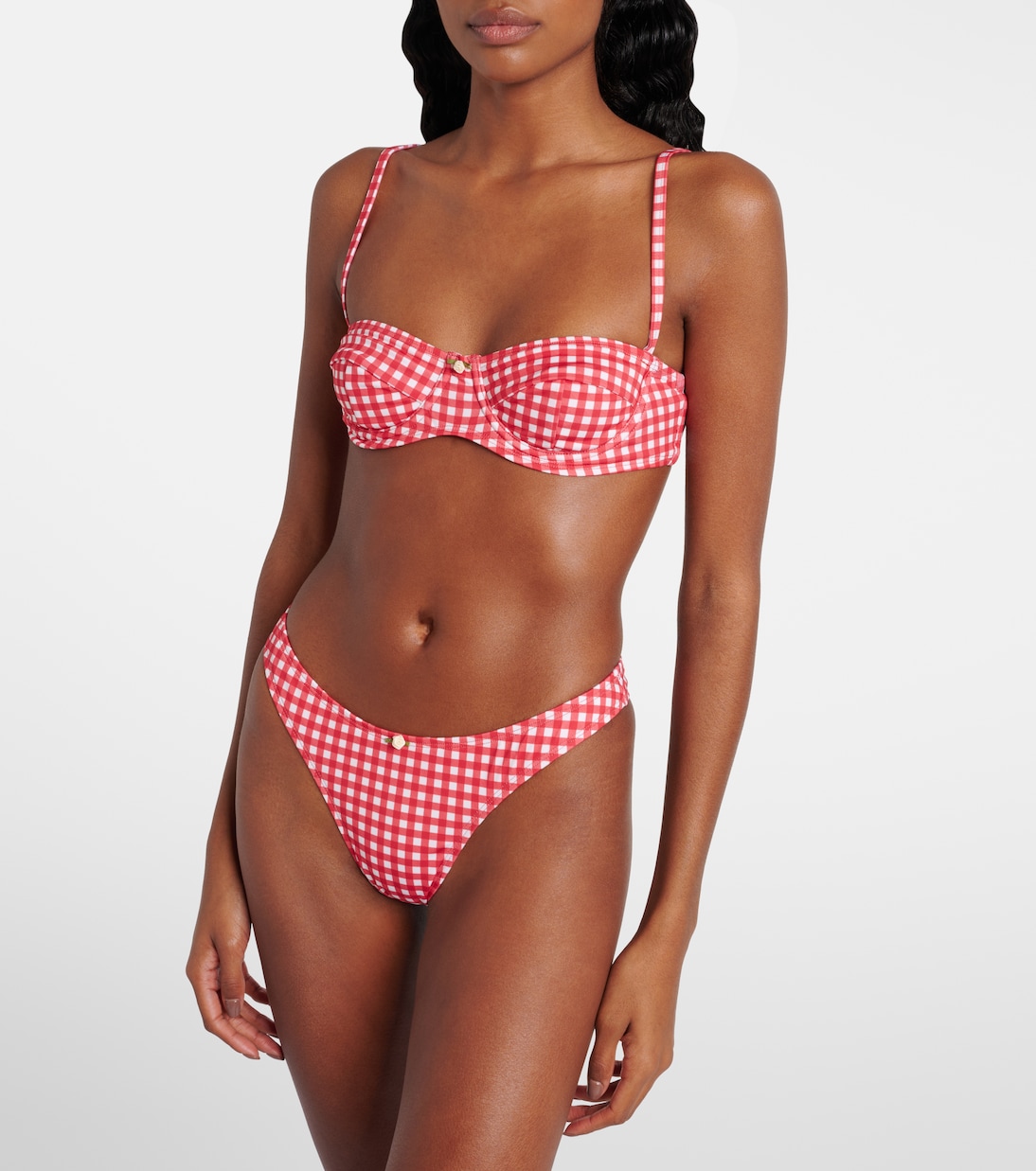 Lenny gingham bikini bottoms | Bananhot
