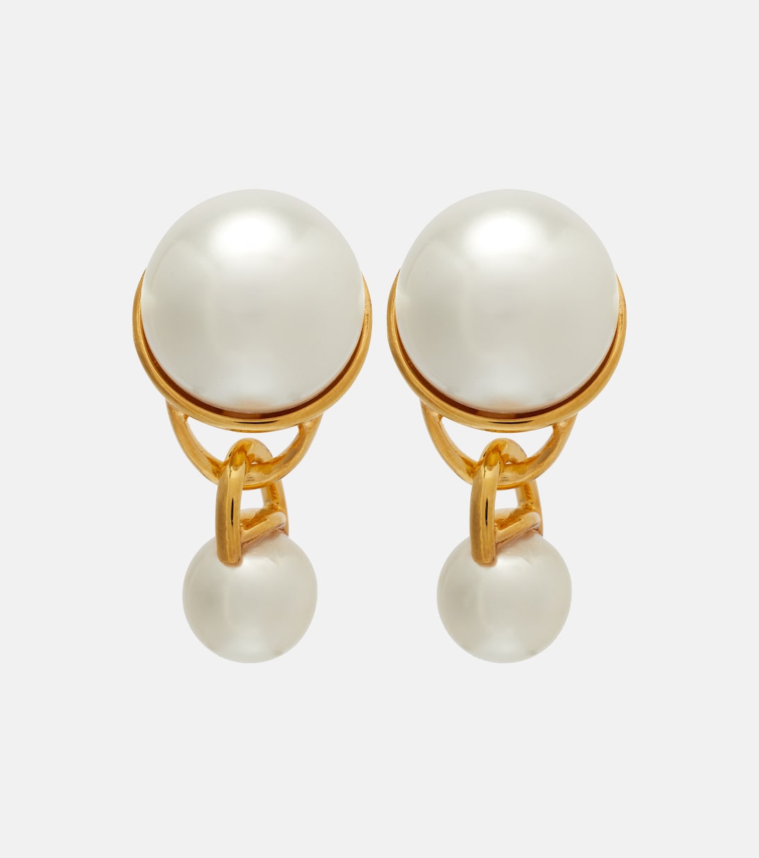 Faux pearl drop earrings | Oscar de la Renta