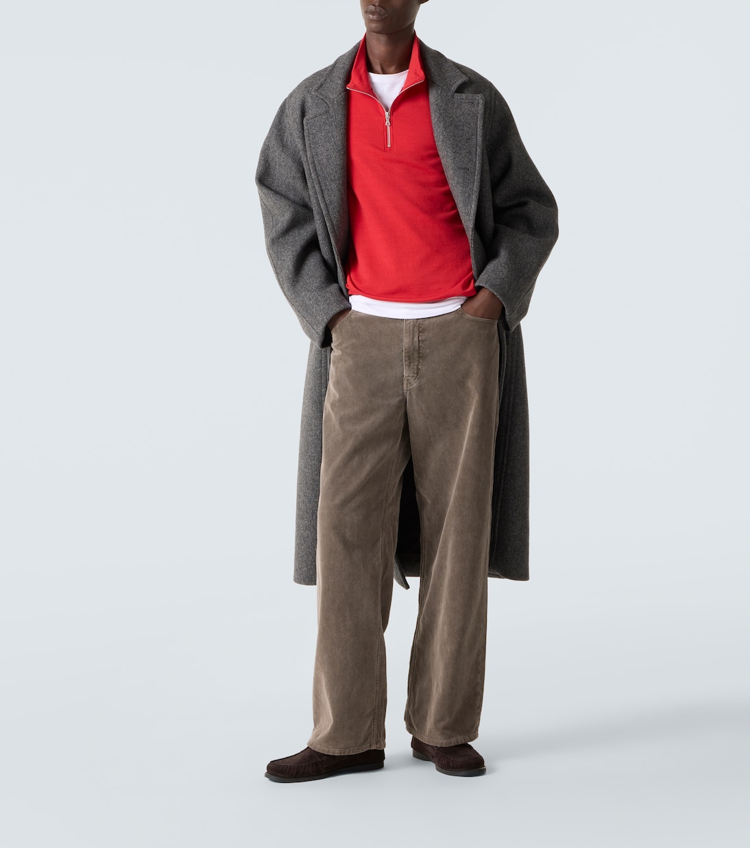 Cotton corduroy wide-leg pants | Auralee