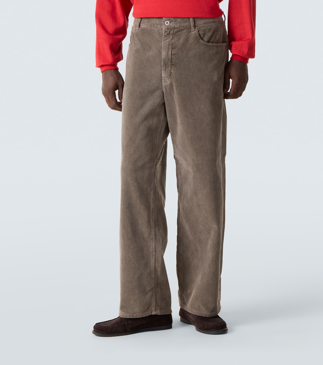 Cotton corduroy wide-leg pants | Auralee