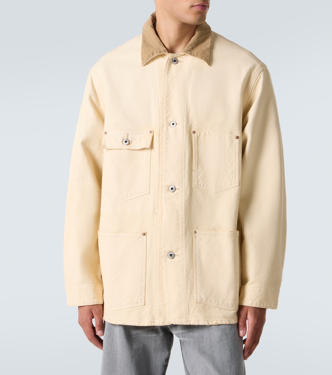 Cotton, hemp, and silk field jacket | A.Presse