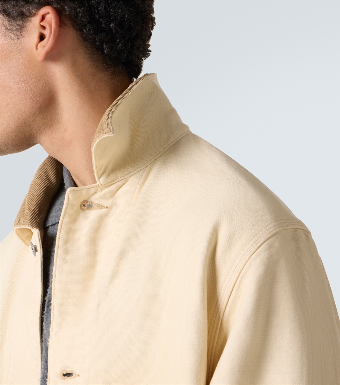 Cotton, hemp, and silk field jacket | A.Presse