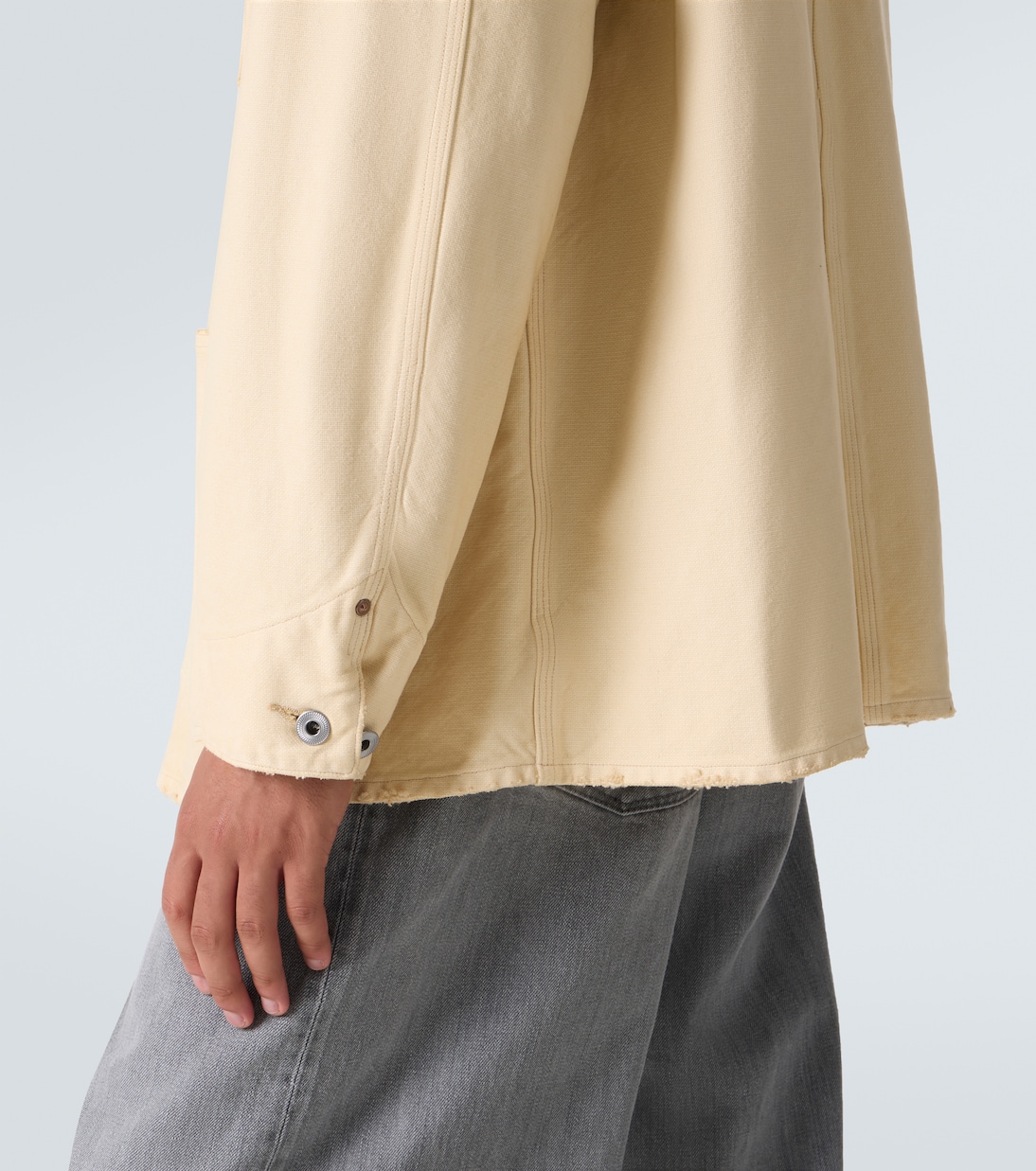 Cotton, hemp, and silk field jacket | A.Presse