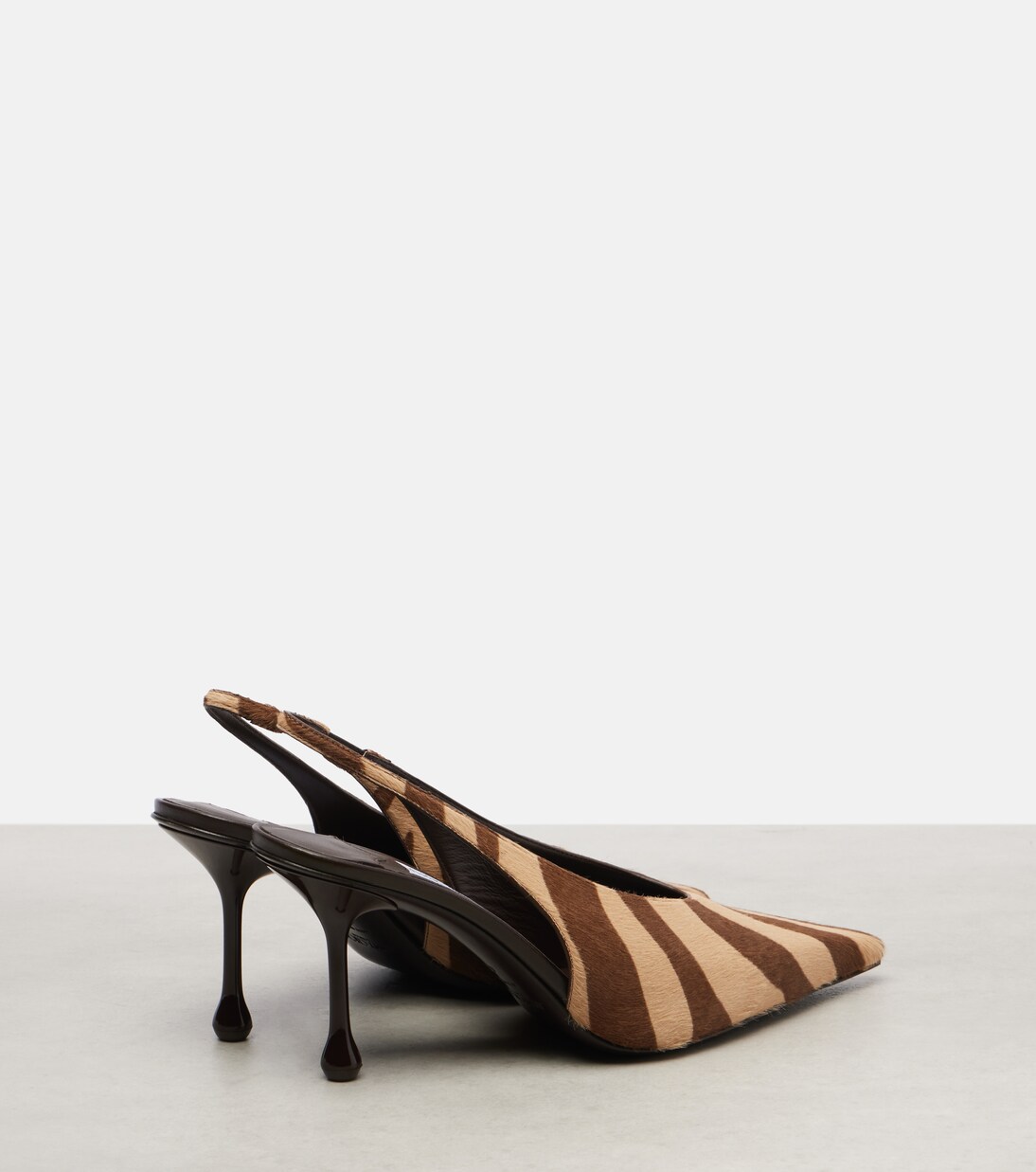 Isa 80 calf hair slingback pumps | Jimmy Choo