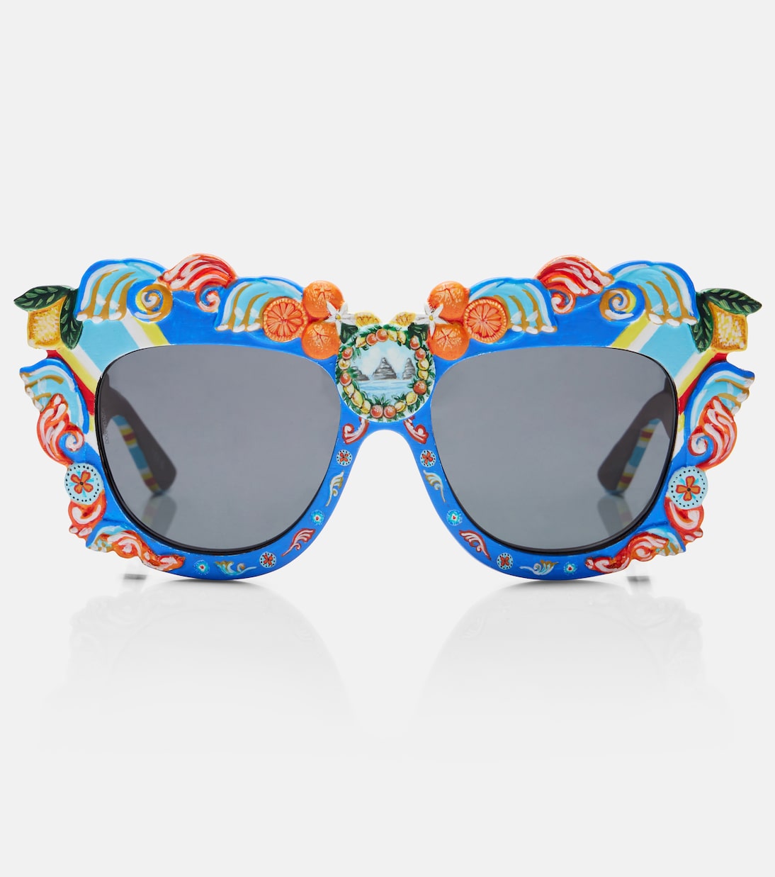 Gafas de sol redondas Taormina con DG | Dolce&Gabbana