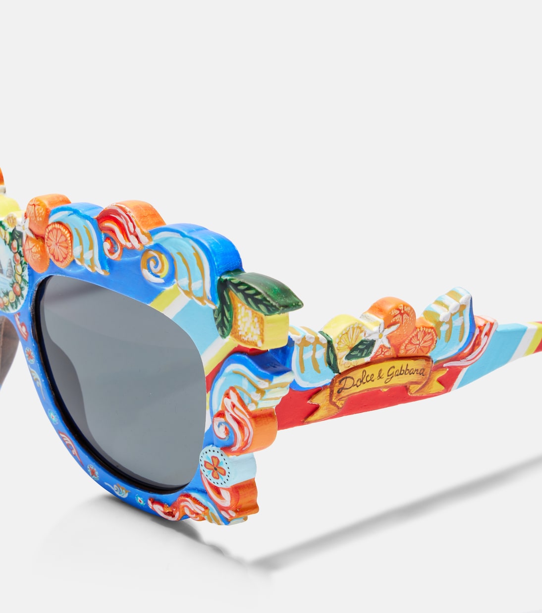 Gafas de sol redondas Taormina con DG | Dolce&Gabbana