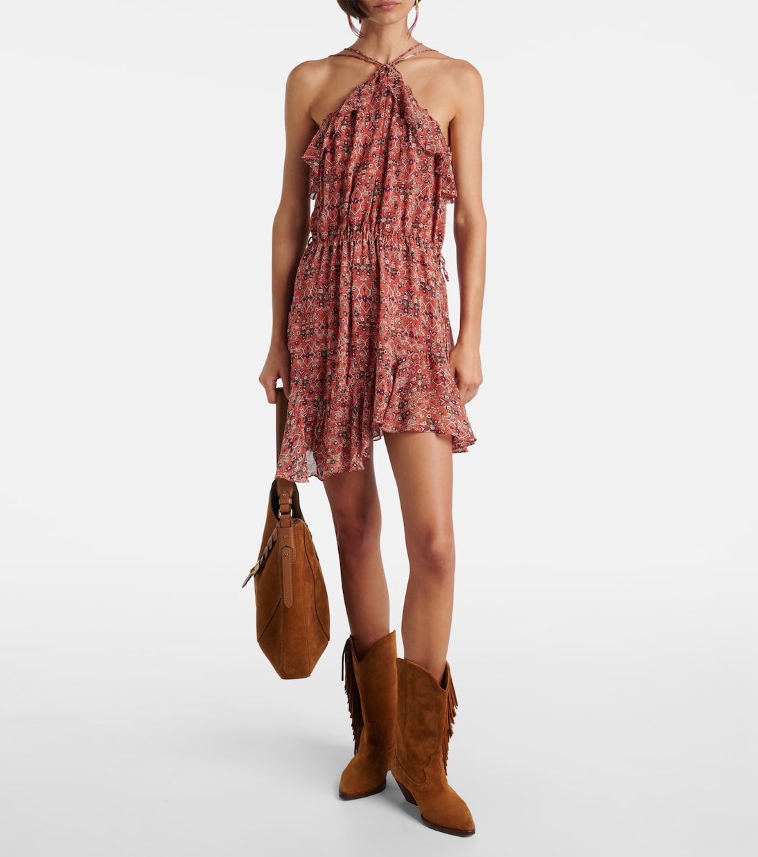 Betty gathered  semi-sheer minidress | Marant Etoile
