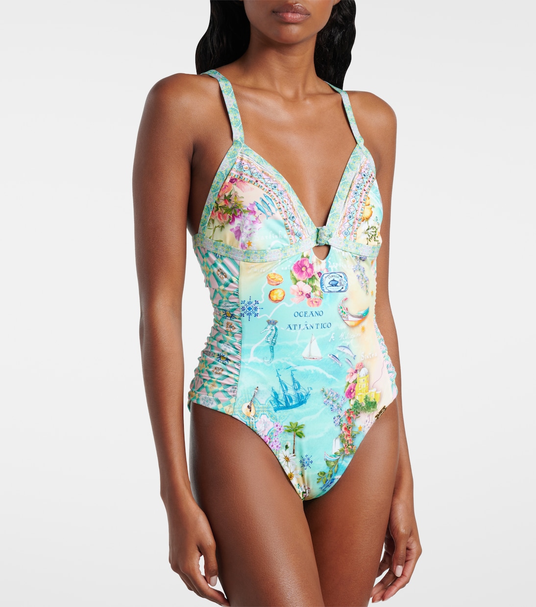 Maillot de bain imprimé à ornements  | Camilla