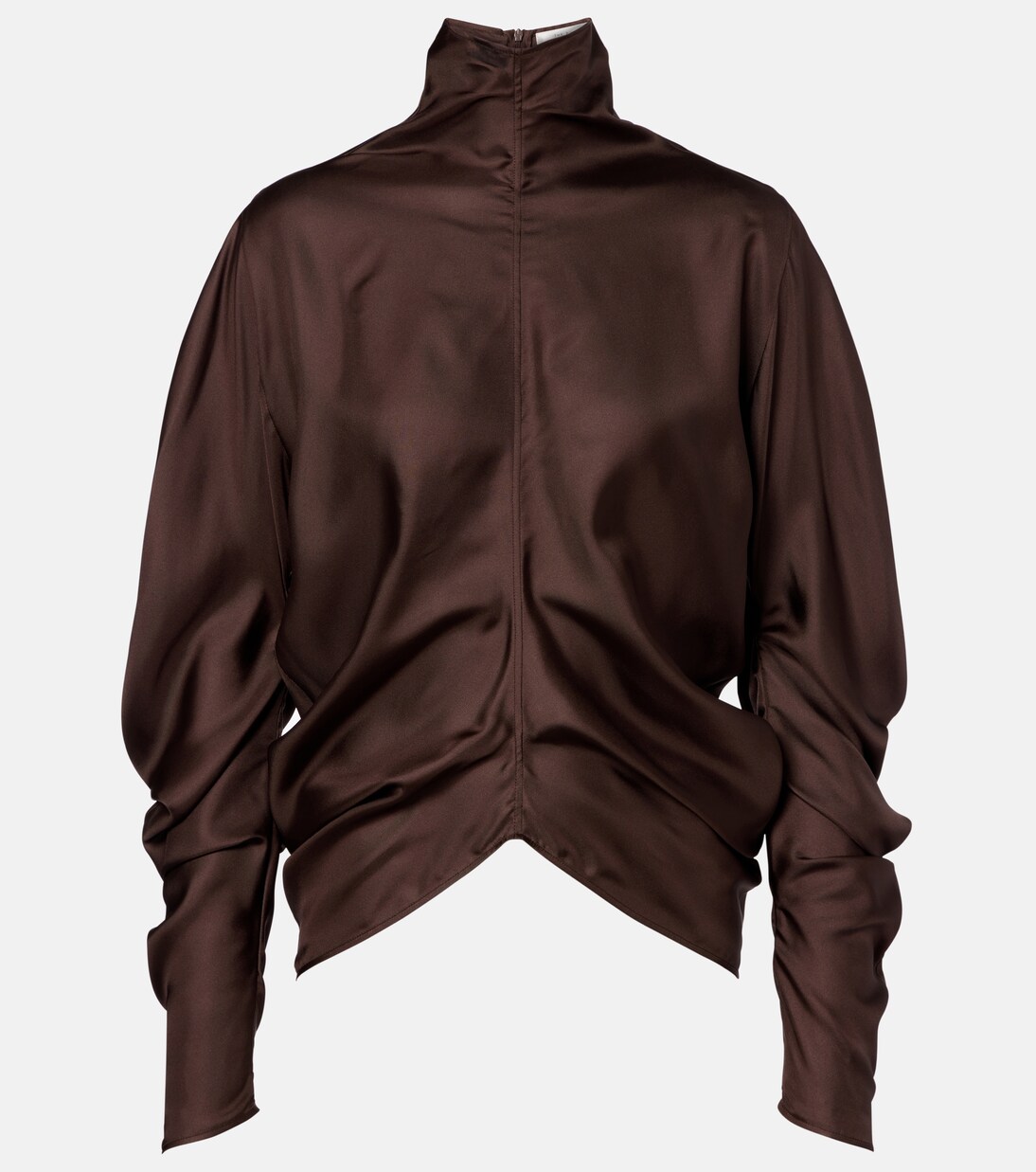 Miles draped silk blouse | The Row