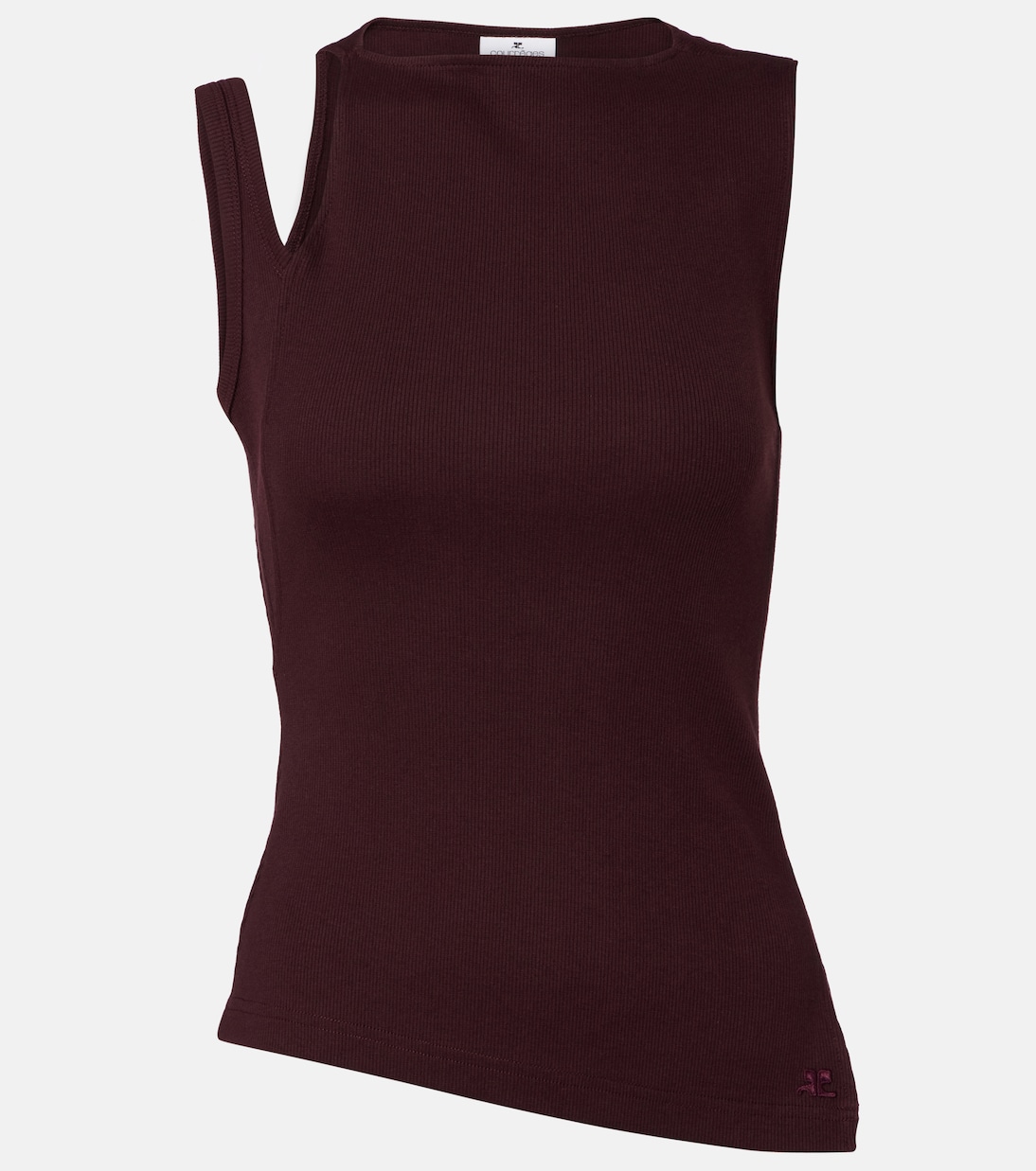 Transverse '90s cotton top | Courrèges