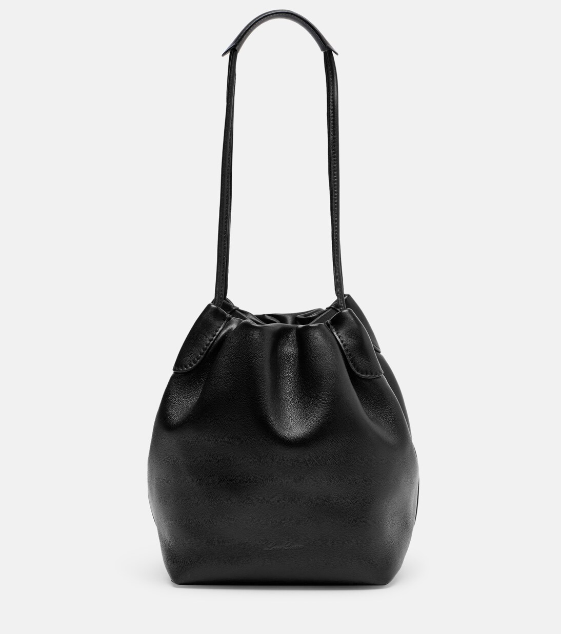 Bale Softy 스몰 레더 버킷 백 | Loro Piana
