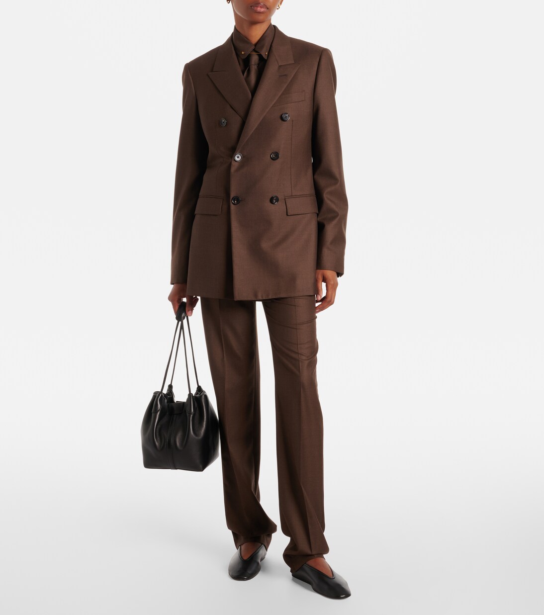 Bale Softy 스몰 레더 버킷 백 | Loro Piana