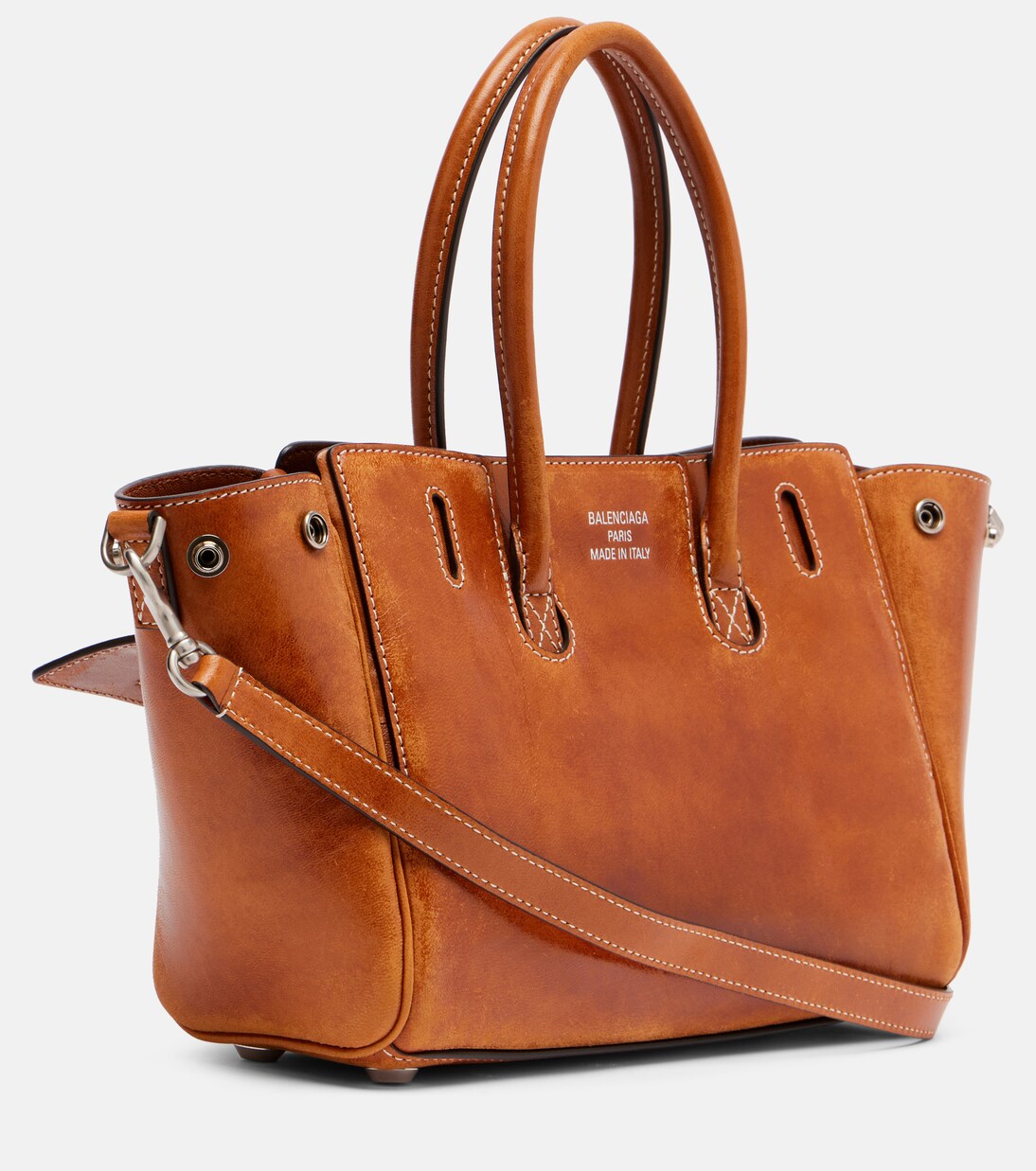 Bel Air Mini leather tote bag | Balenciaga