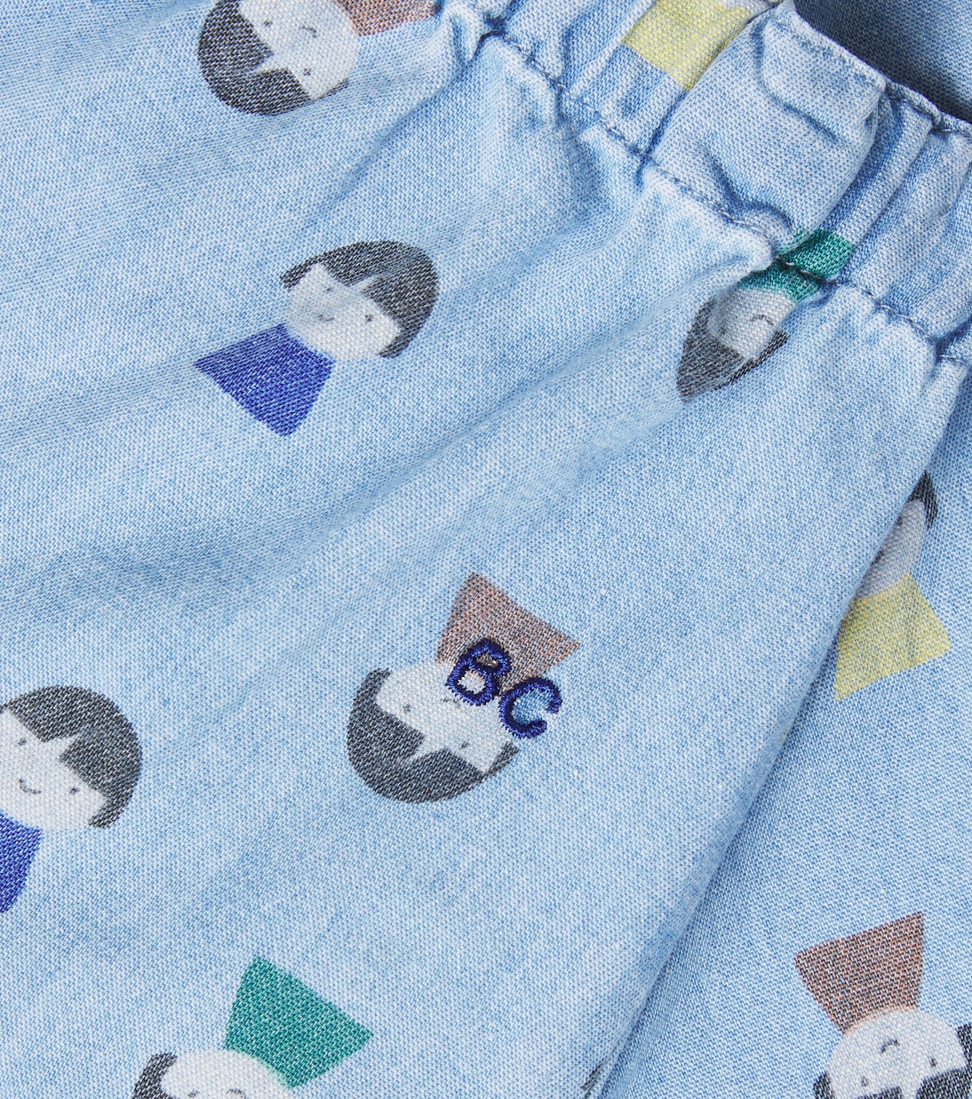 Baby printed cotton-blend straight pants | Bobo Choses