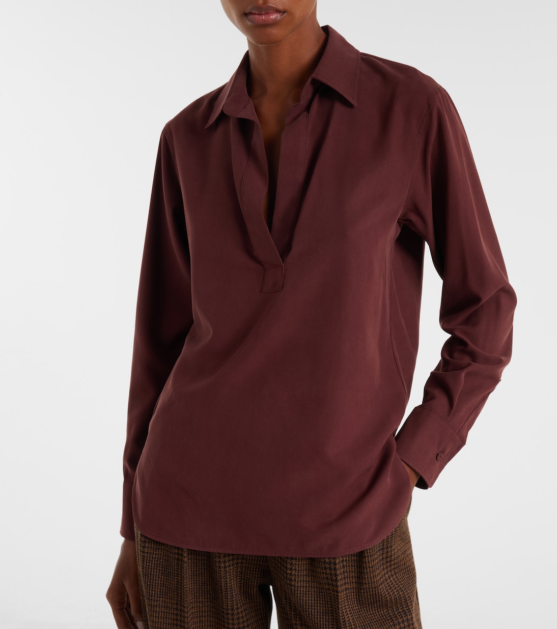 Blouse Mirko en crêpe de soie | Max Mara