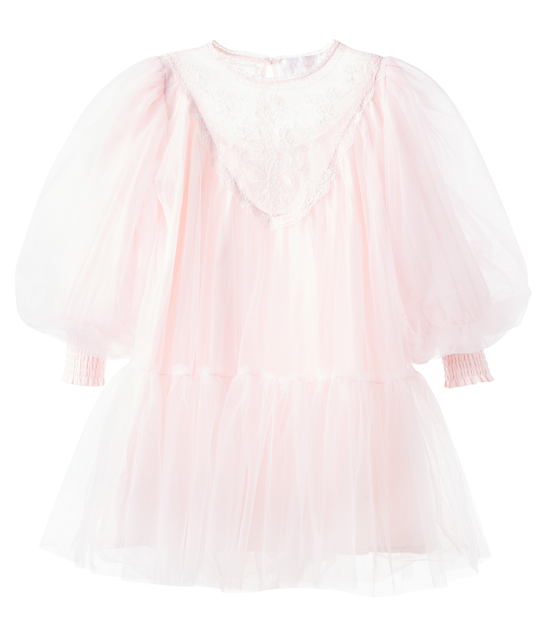 Lace-trimmed tulle dress | Petite Amalie  