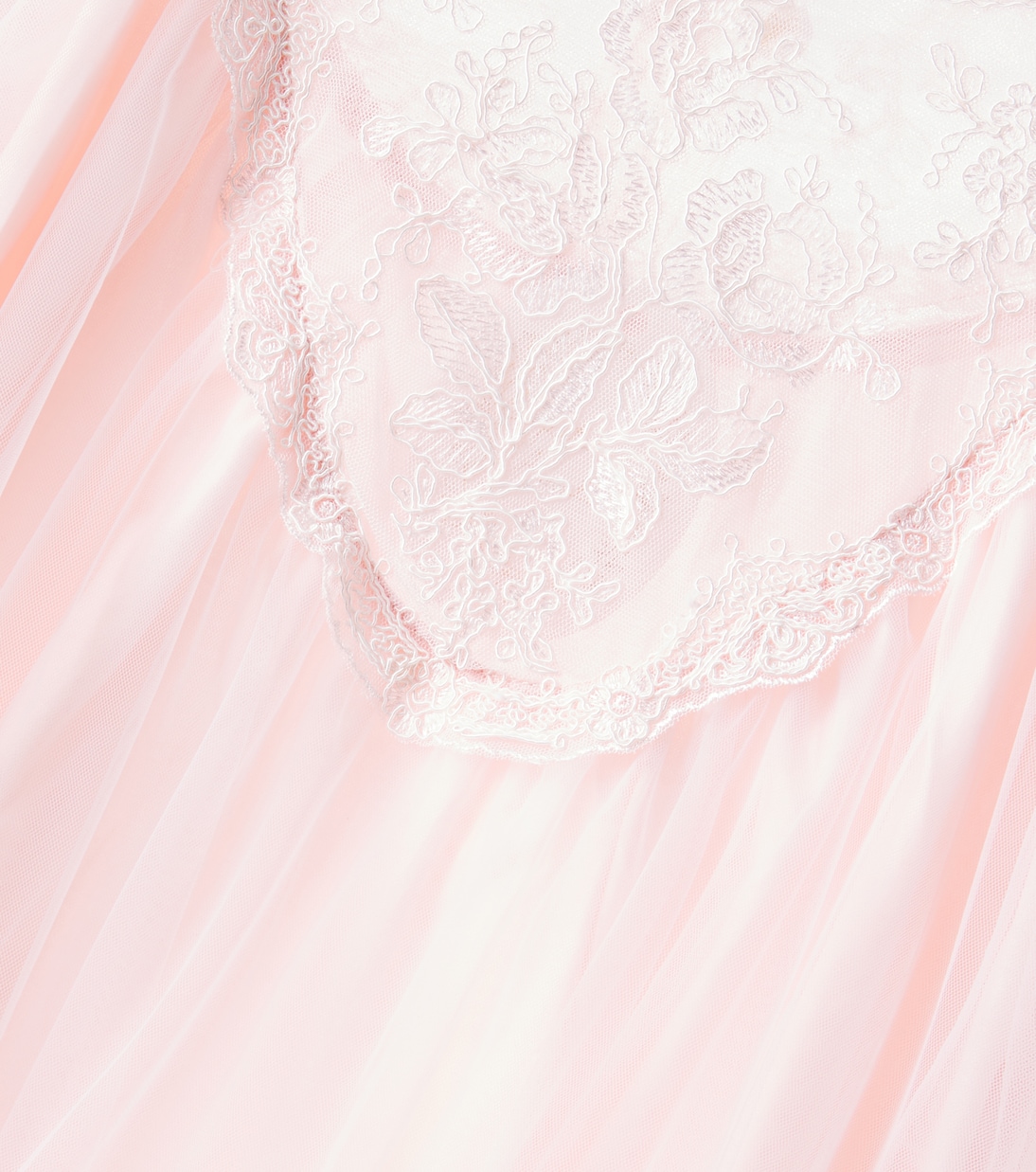 Lace-trimmed tulle dress | Petite Amalie  