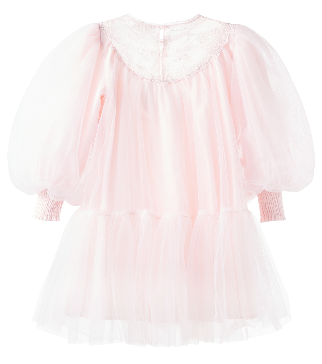 Lace-trimmed tulle dress | Petite Amalie  