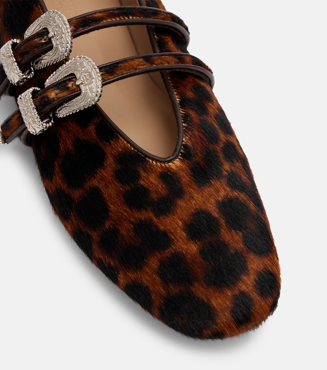 Claudia calf hair Mary Jane flats | Le Monde Béryl
