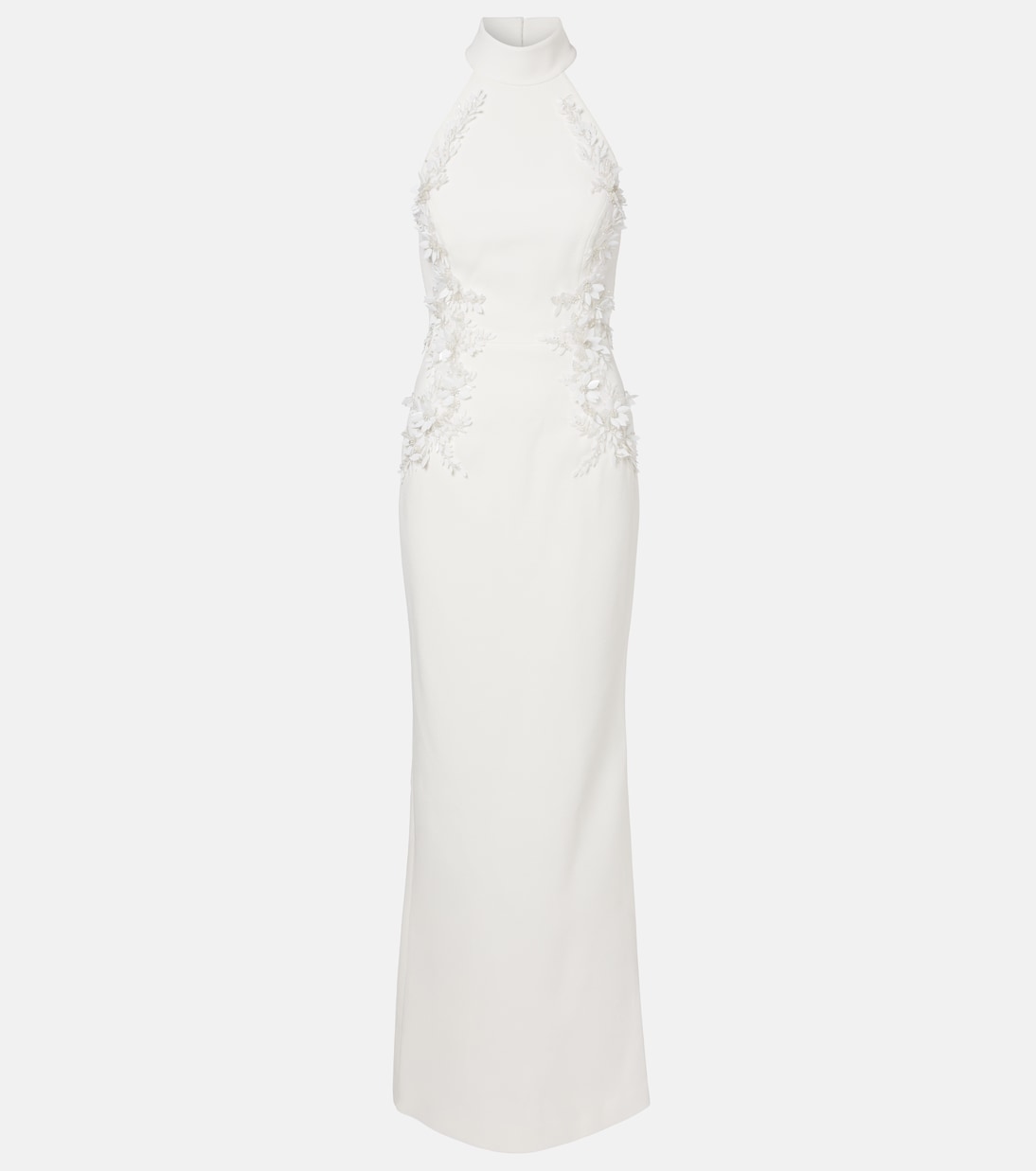 Bridal Xanthe floral-appliqué gown | Rebecca Vallance