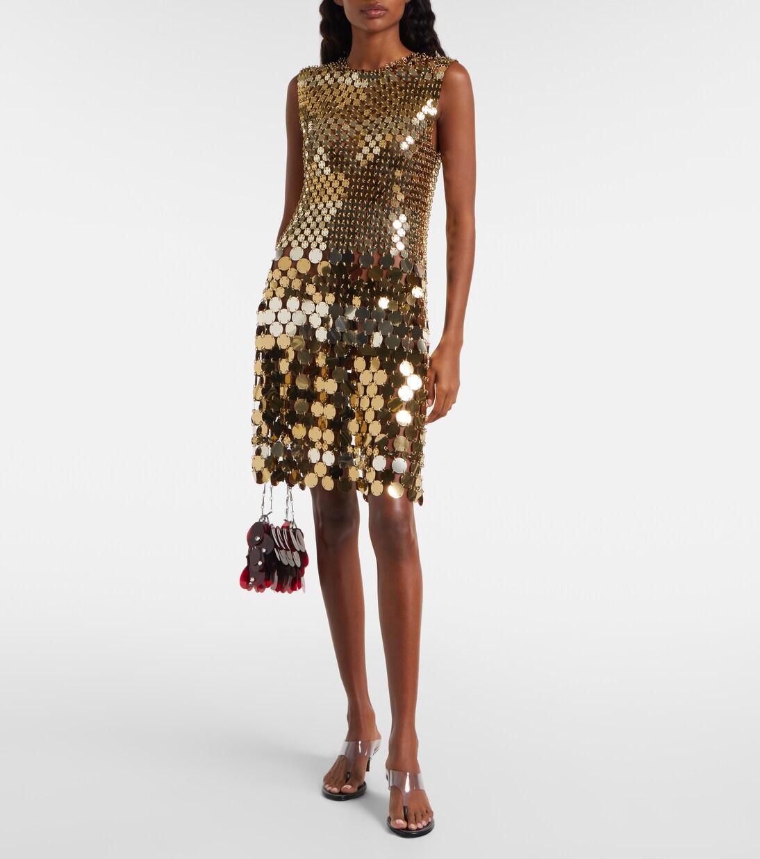 Minikleid Sparkle Discs | Rabanne