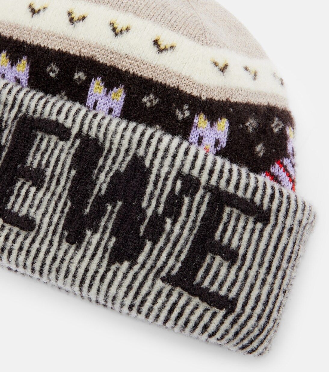 Logo wool-blend beanie | Loewe