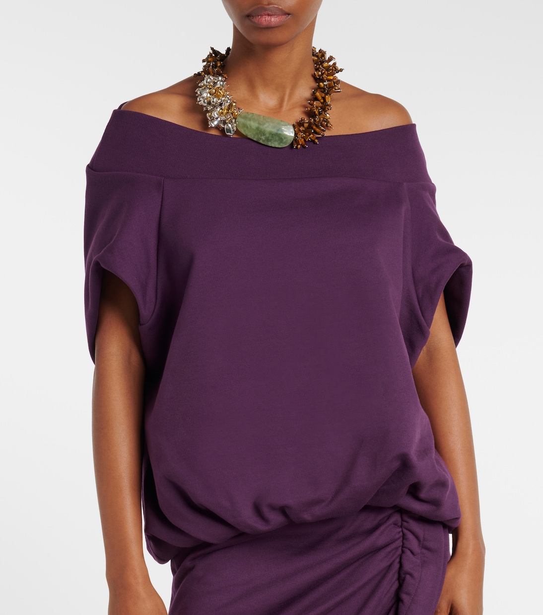 Cocoon cotton jersey sweatshirt | Dries Van Noten