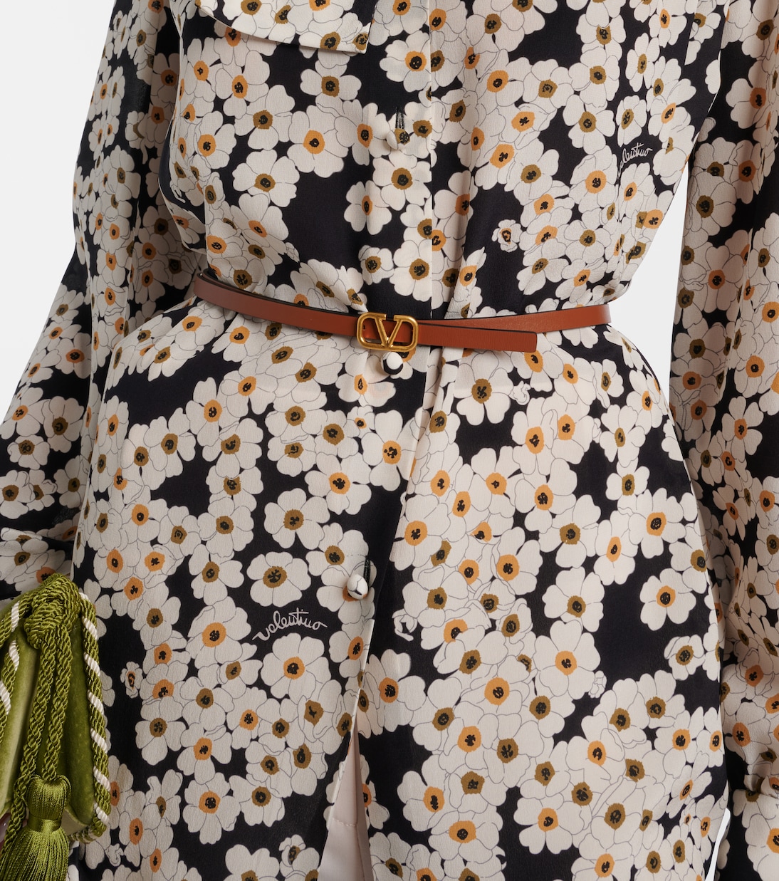 VLogo leather belt | Valentino Garavani