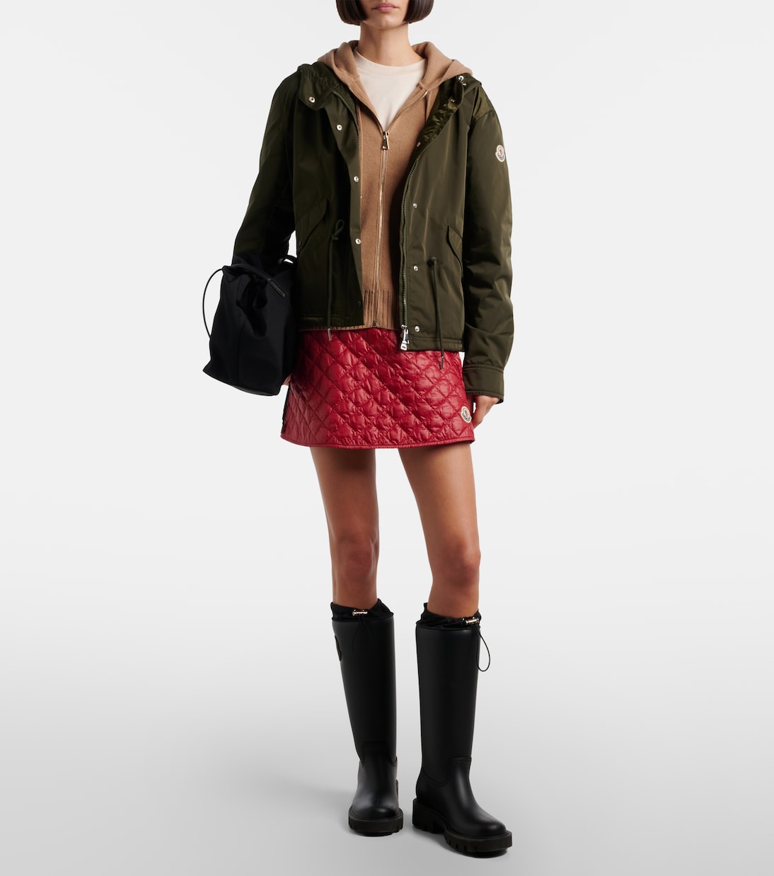 Wool and cashmere zip-up cardigan | Moncler