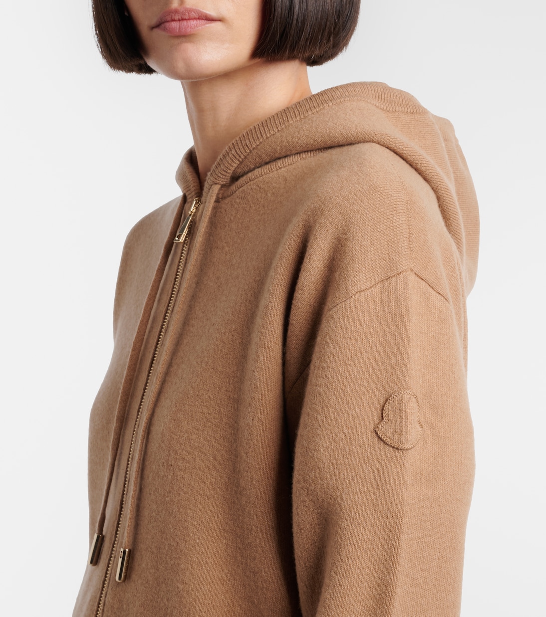 Wool and cashmere zip-up cardigan | Moncler