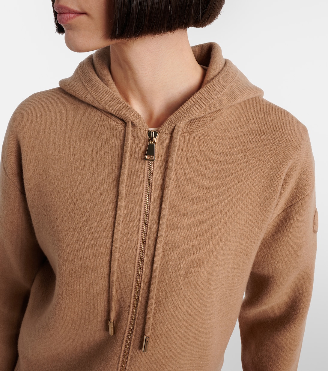 Wool and cashmere zip-up cardigan | Moncler