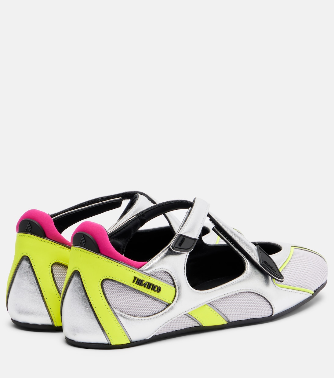 Floor01 metallic ballet flats | The Attico