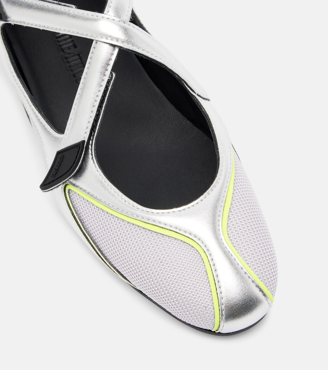Floor01 metallic ballet flats | The Attico