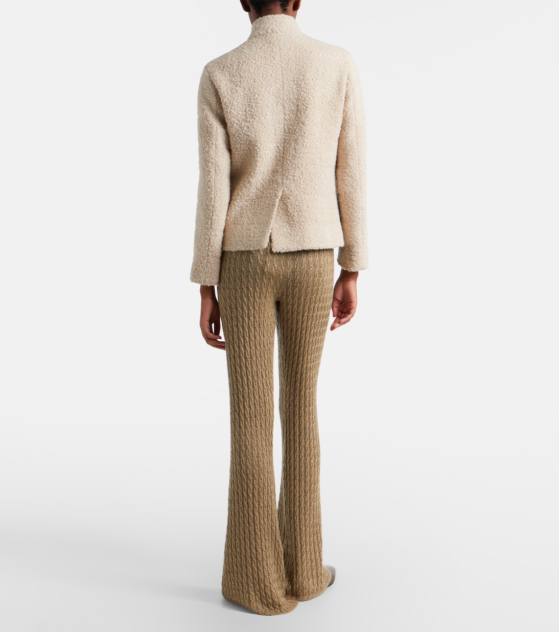 Bihar cashmere-blend flared pants | Loro Piana