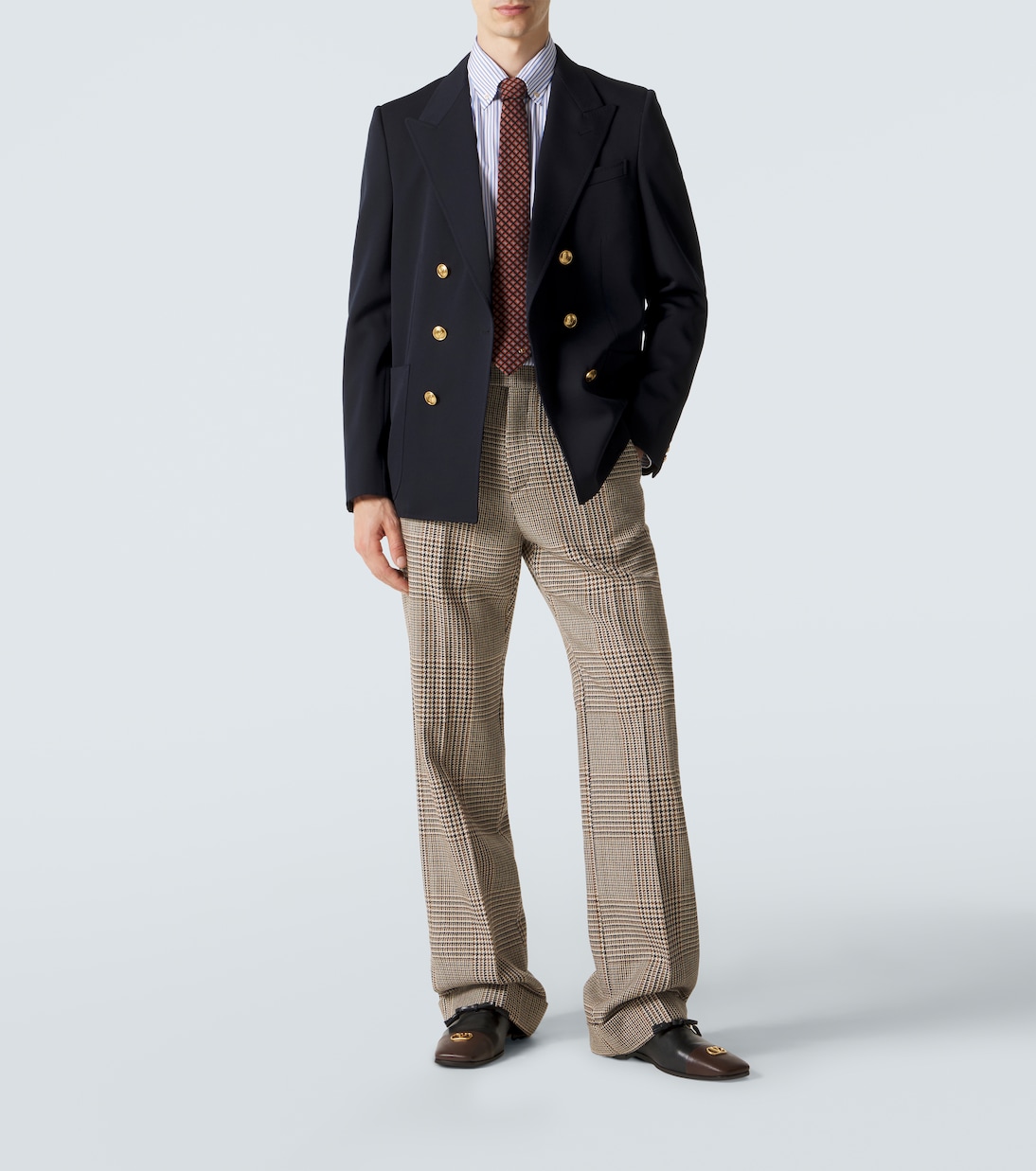 Blazer cruzado de lana virgen | Valentino