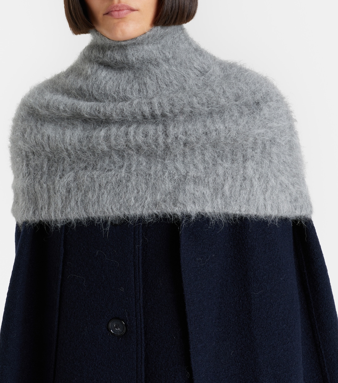 Écharpe en alpaga mélangé | Toteme