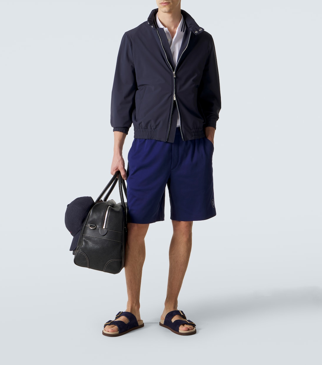 Sandalen aus Veloursleder | Brunello Cucinelli