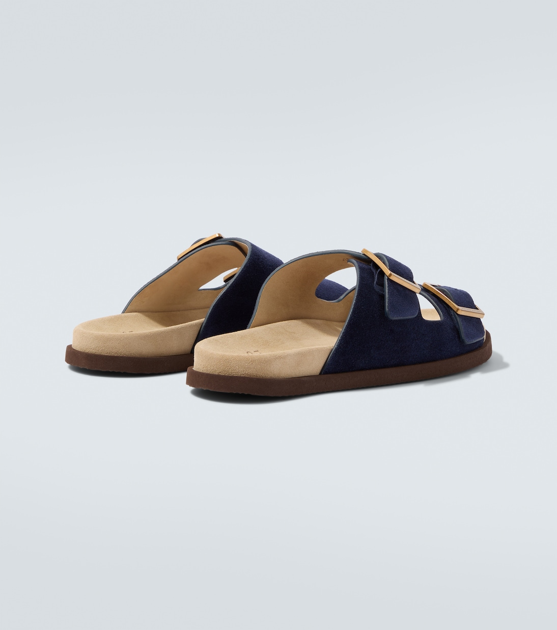 Sandalen aus Veloursleder | Brunello Cucinelli