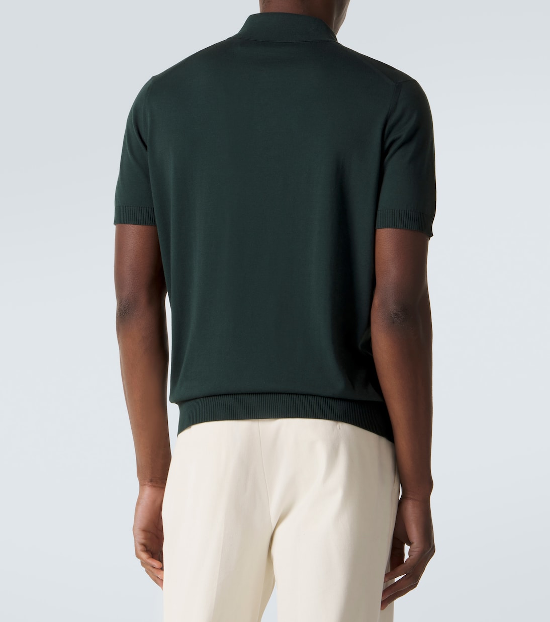 Polohemd aus Baumwolle und Seide | Dunhill