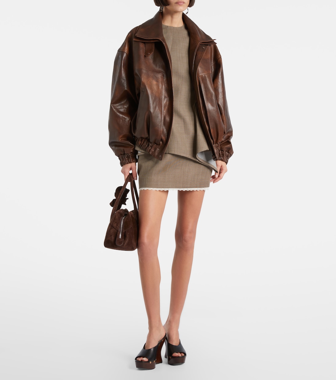 Leather jacket | Magda Butrym