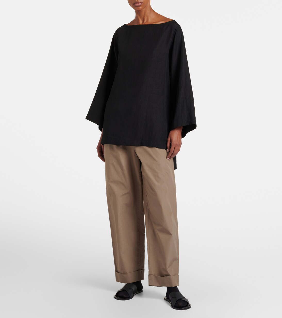Delano cotton straight pants | The Row