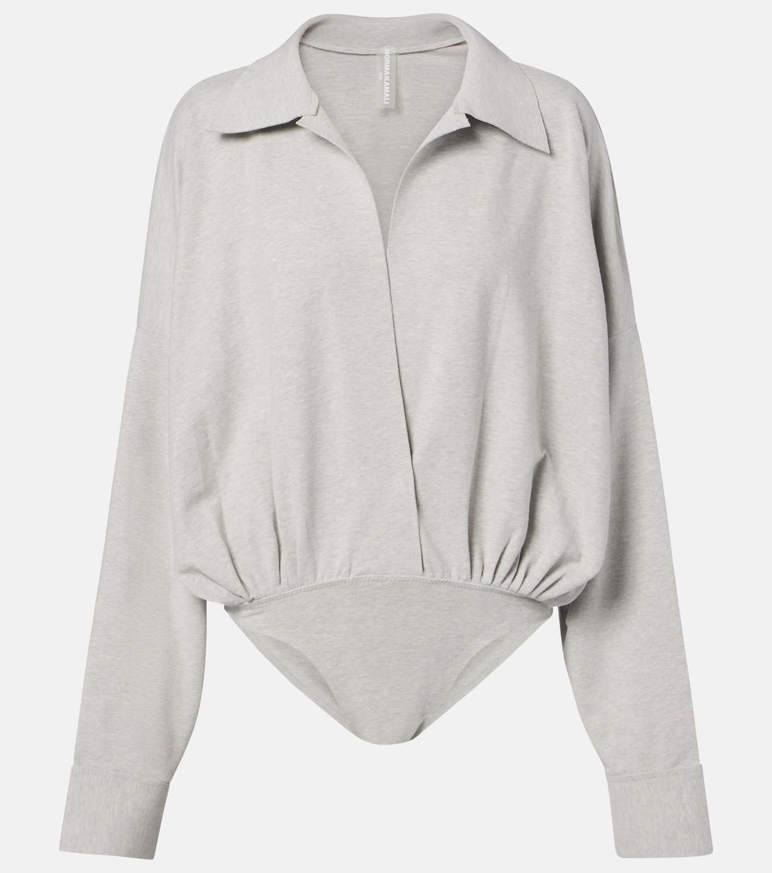 Cotton-blend jersey bodysuit | Norma Kamali